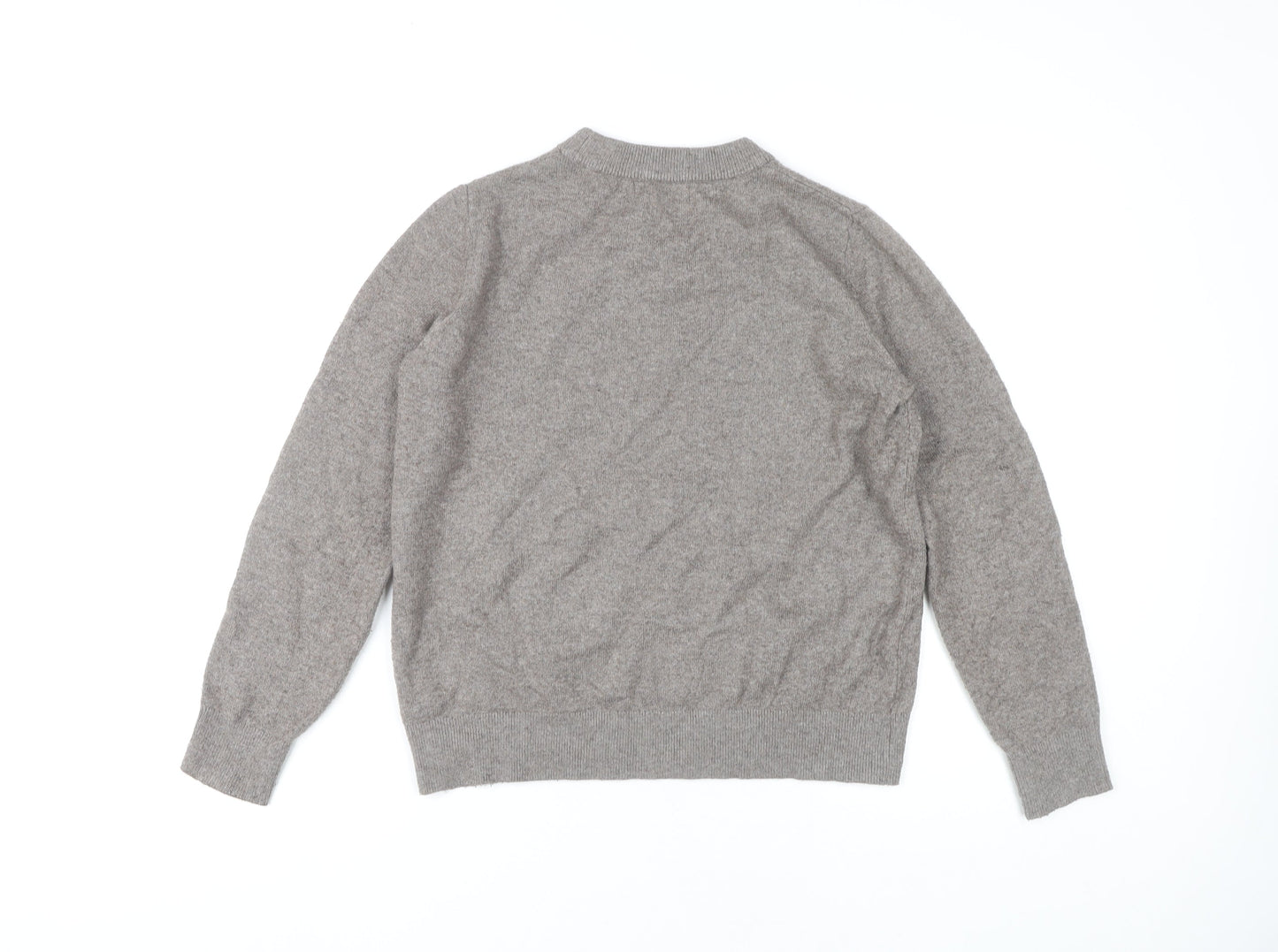 Marks & Spencer Women's Grey Crew Neck Jumper, S, Casual Wear