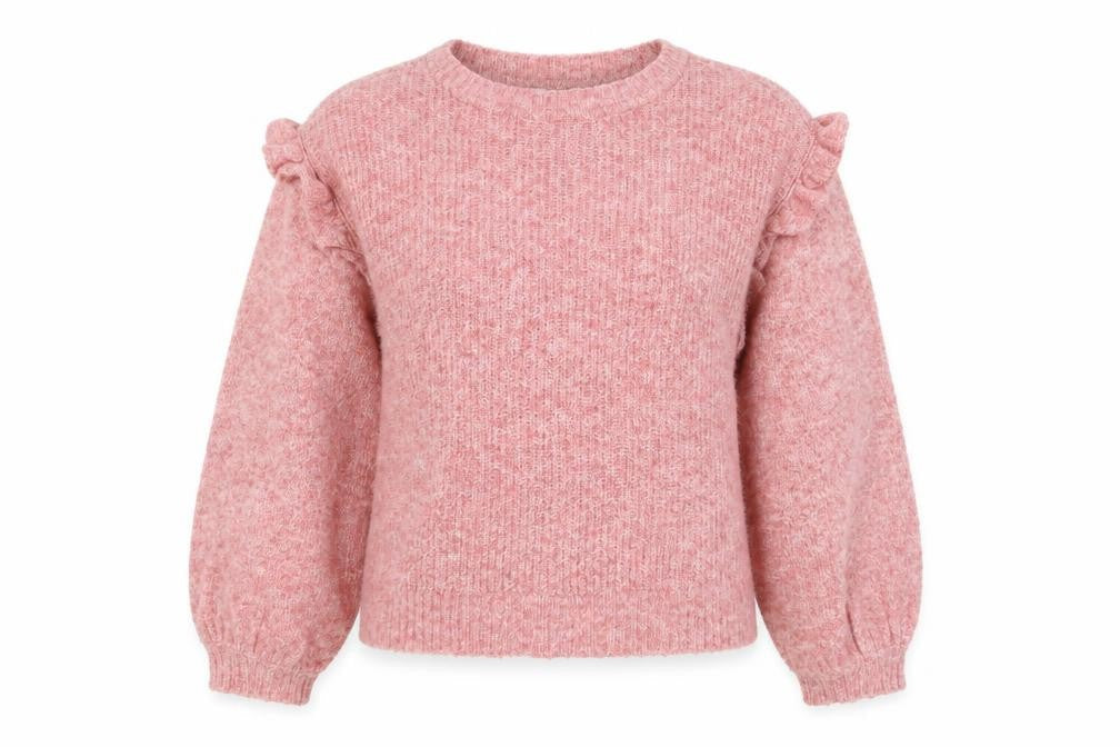 JDY Women Pink Crew Neck Jumper XS