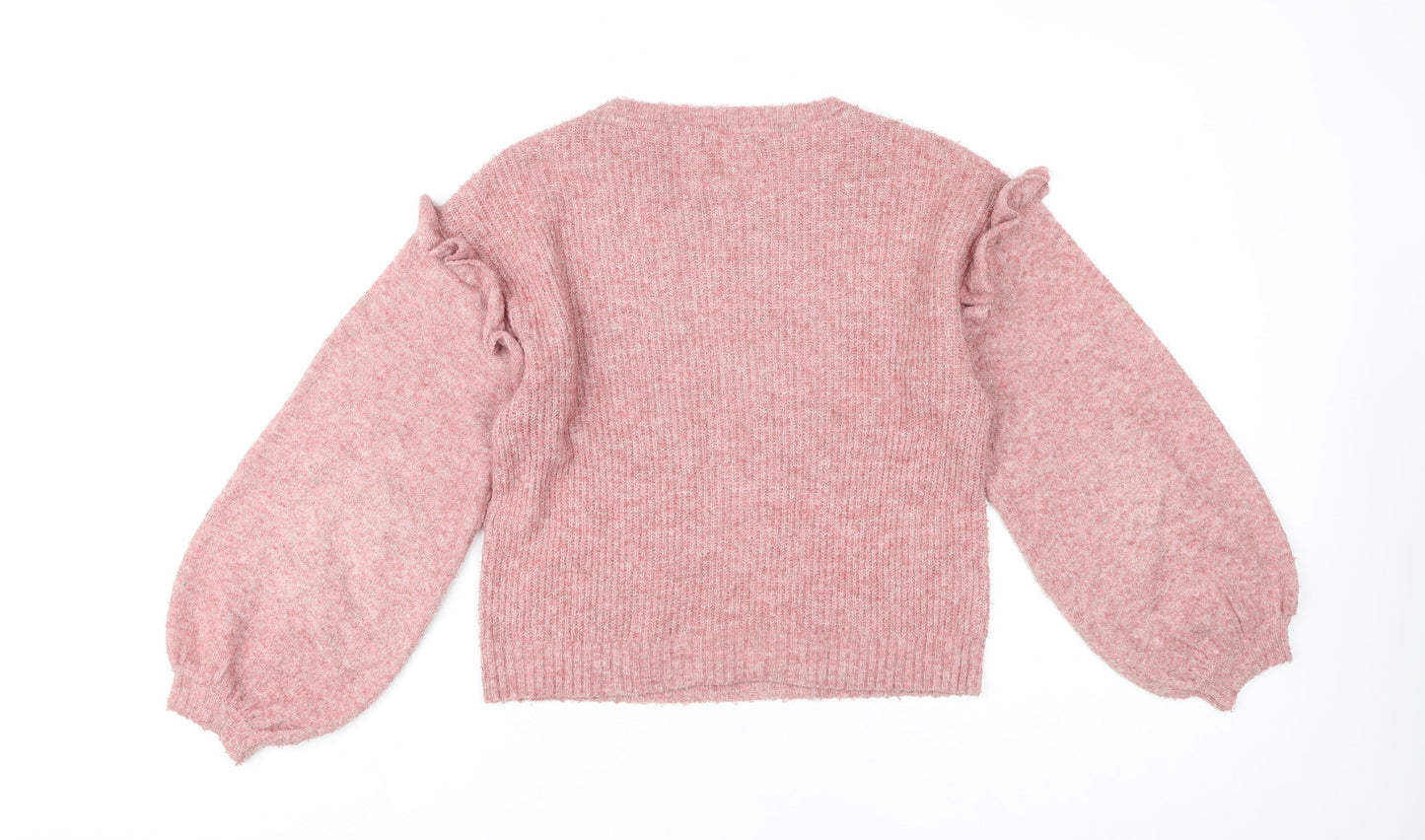 JDY Women Pink Crew Neck Jumper XS