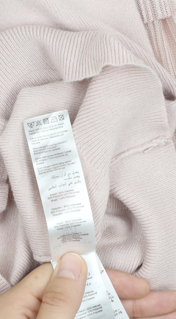 New Look Women's Pink Pullover Jumper Size 12