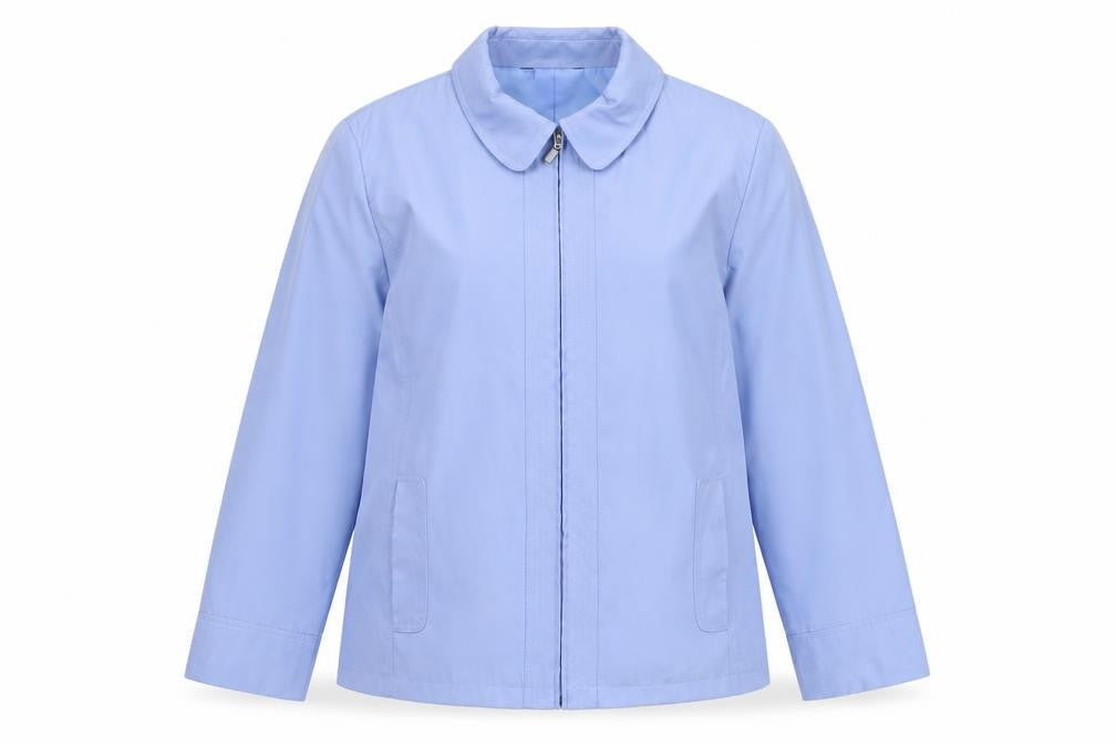 Front view of Bonmarché Women's Blue Basic Jacket XL