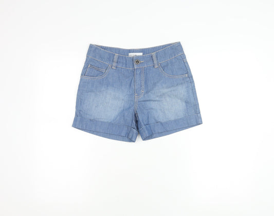 Animal Women's Blue Size 8 Cotton Shorts