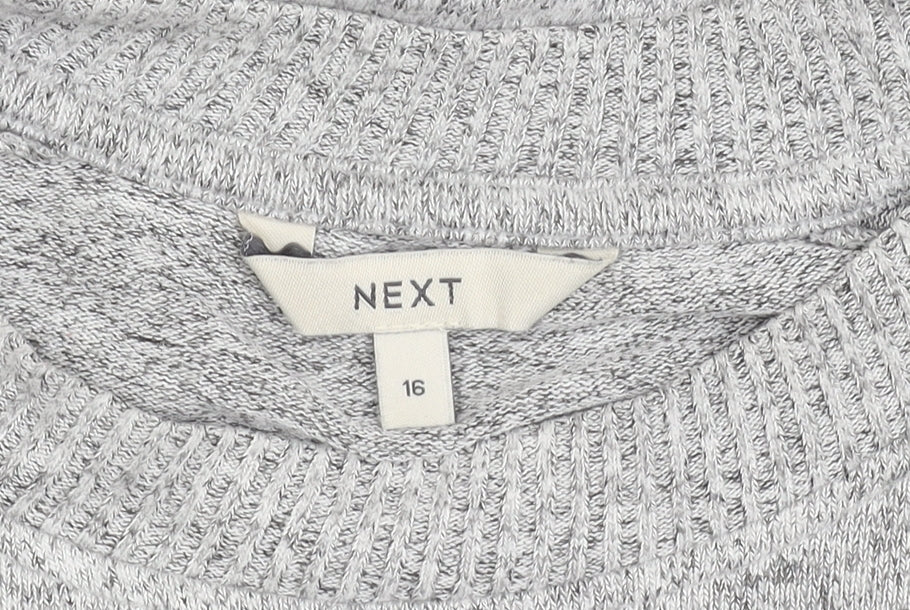 Next Women's Grey Pullover Jumper Size 16