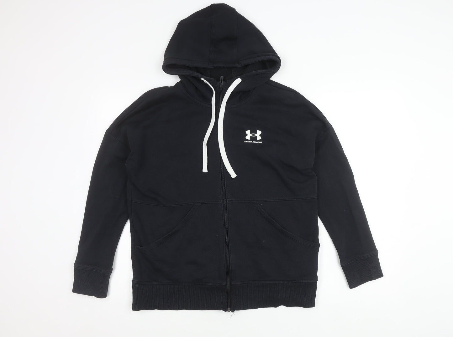 Under Armour Men’s Black Hooded Jacket, Size S, Casual Wear