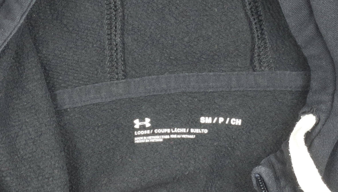 Under Armour Men’s Black Hooded Jacket, Size S, Casual Wear