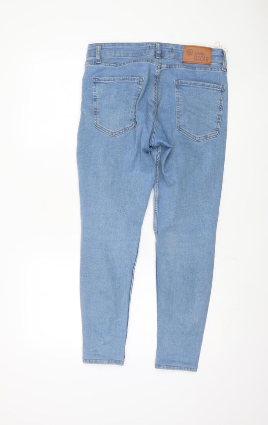 Oscar Men's Blue Skinny Jeans Size 31