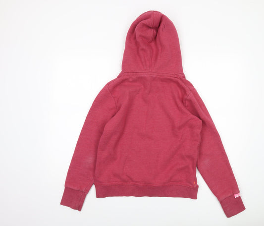 Superdry Women's Red Pullover Hoodie - Size L