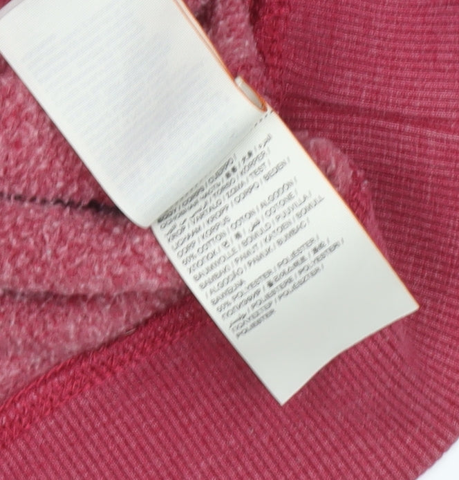 Superdry Women's Red Pullover Hoodie - Size L