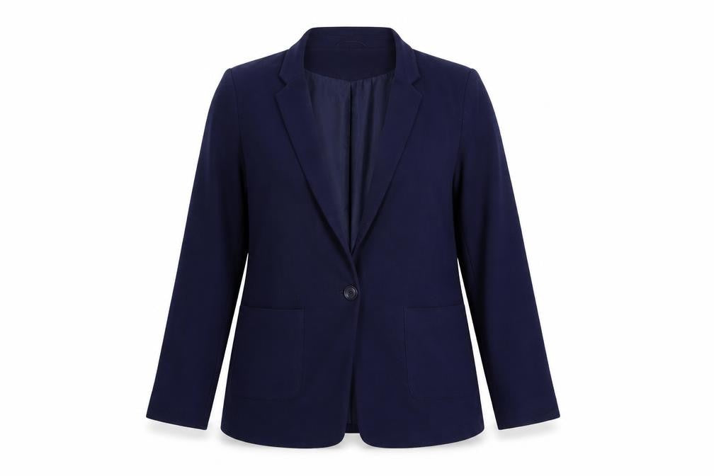 Oasis Women's Blue Blazer UK 12 Regular Fit Business