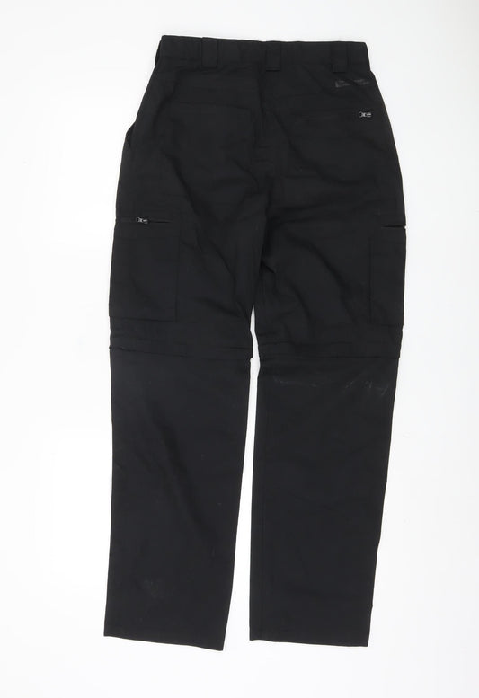 Mountain Warehouse Men's Black Cargo Trousers S