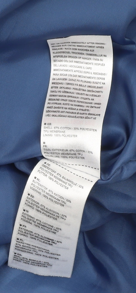 Trespass Women's Blue Rain Coat Size L