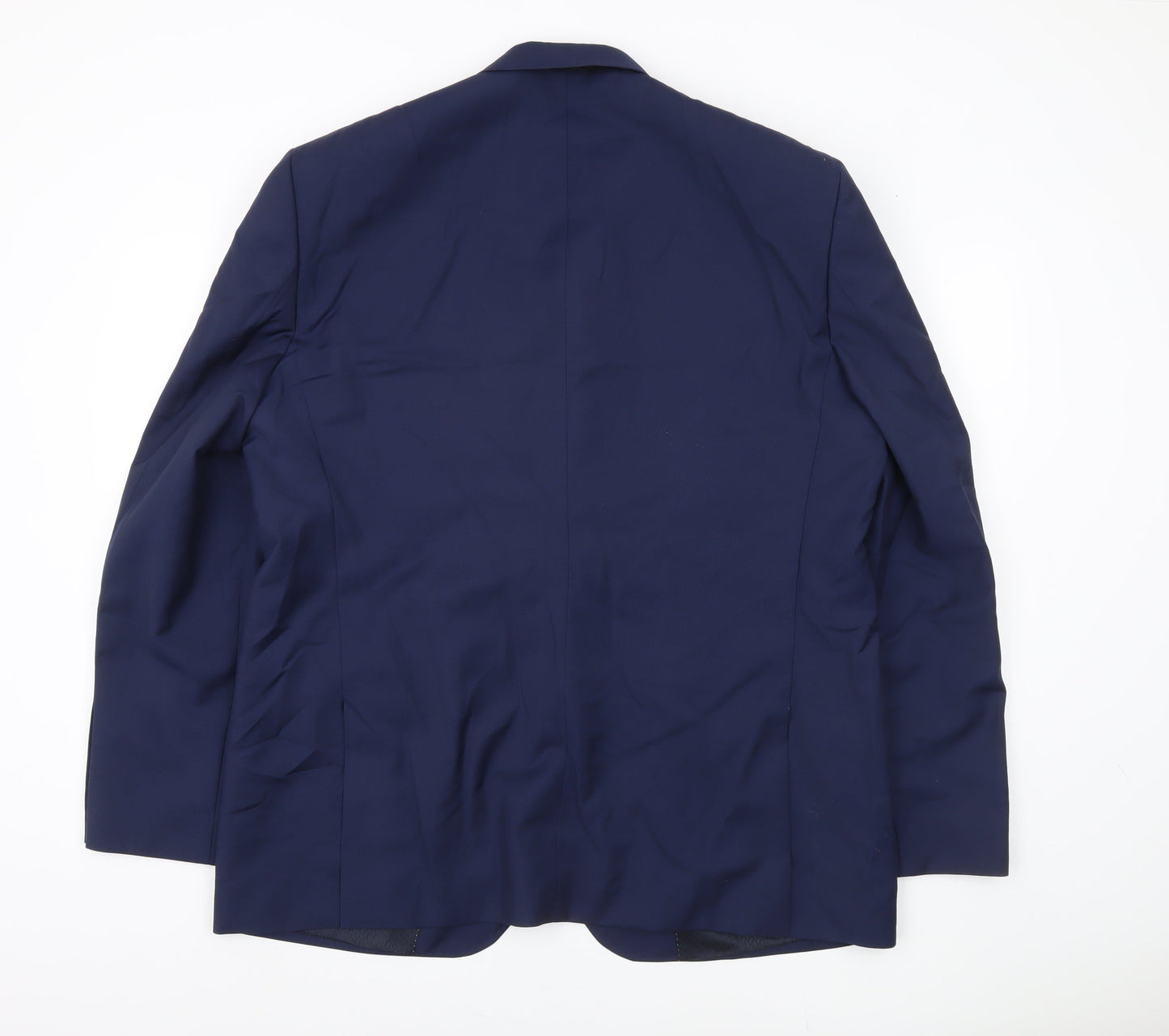 Jaeger Men's Blue Wool Blazer 48 Formal Jacket