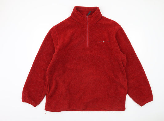 Gant Men’s Red Fleece Sweatshirt, Size L