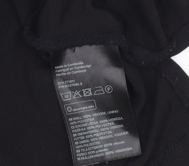H&M Women's Black Camisole Tank Top Size 6