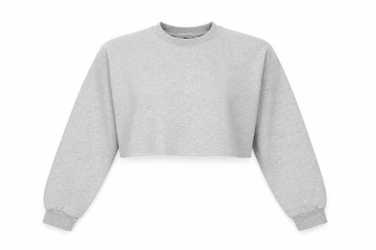 PrettyLittleThing Women's Grey Pullover Sweatshirt S