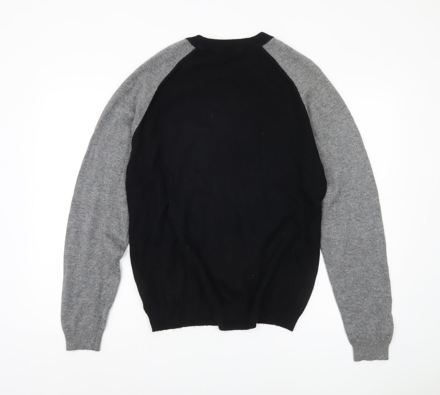 Marks and Spencer Men's Black Pullover Jumper, Medium