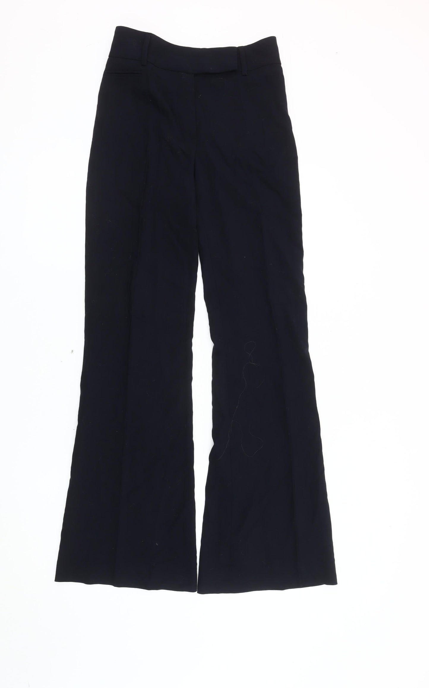 Austin Reed Women's Black Flared Wool Trousers Size 6