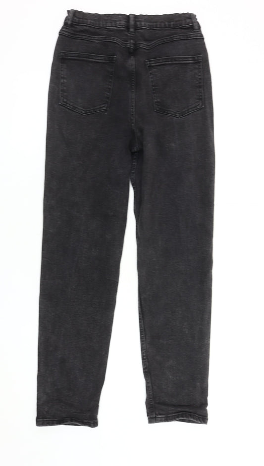George Girls Black Straight Jeans 13-14 Years Ripped Casual