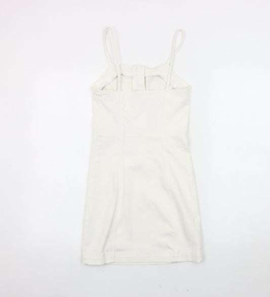 New Look Denim White Girls Pencil Dress 11 Years