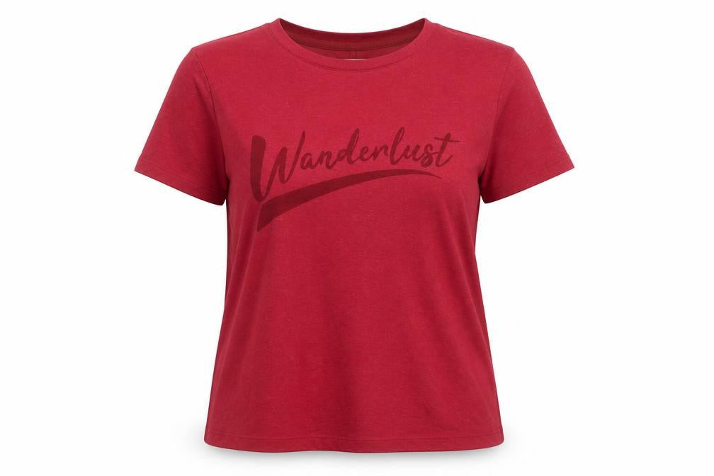 Marks and Spencer Women's Red Crew Neck T-Shirt Size 12
