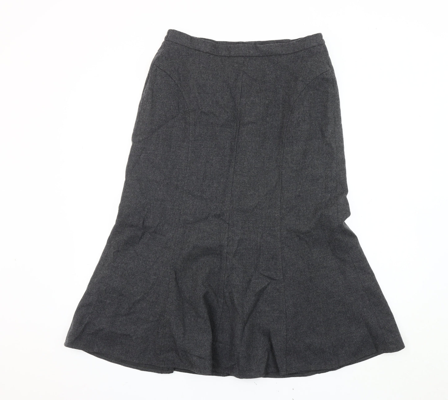 Eastex Women’s Grey Trumpet Midi Skirt Size 12