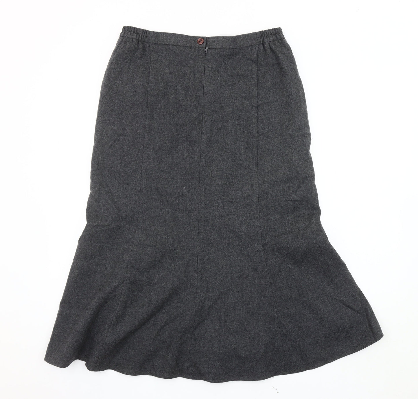 Eastex Women’s Grey Trumpet Midi Skirt Size 12