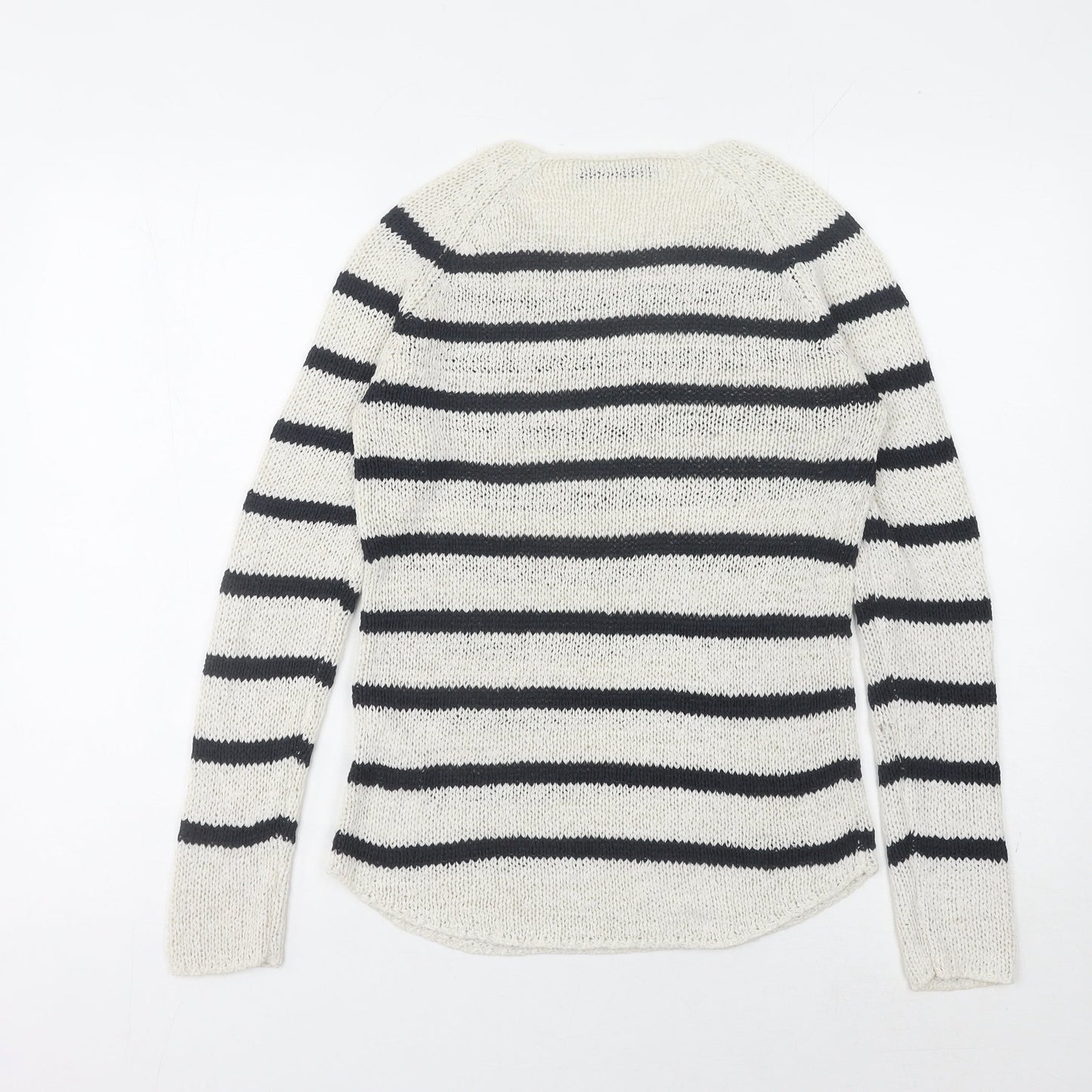 ONLY Women's Multicoloured Striped Pullover Jumper XS