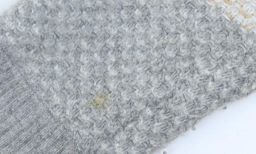 White Stuff Women’s Grey Open Front Cardigan, Size 12, Wool Blend