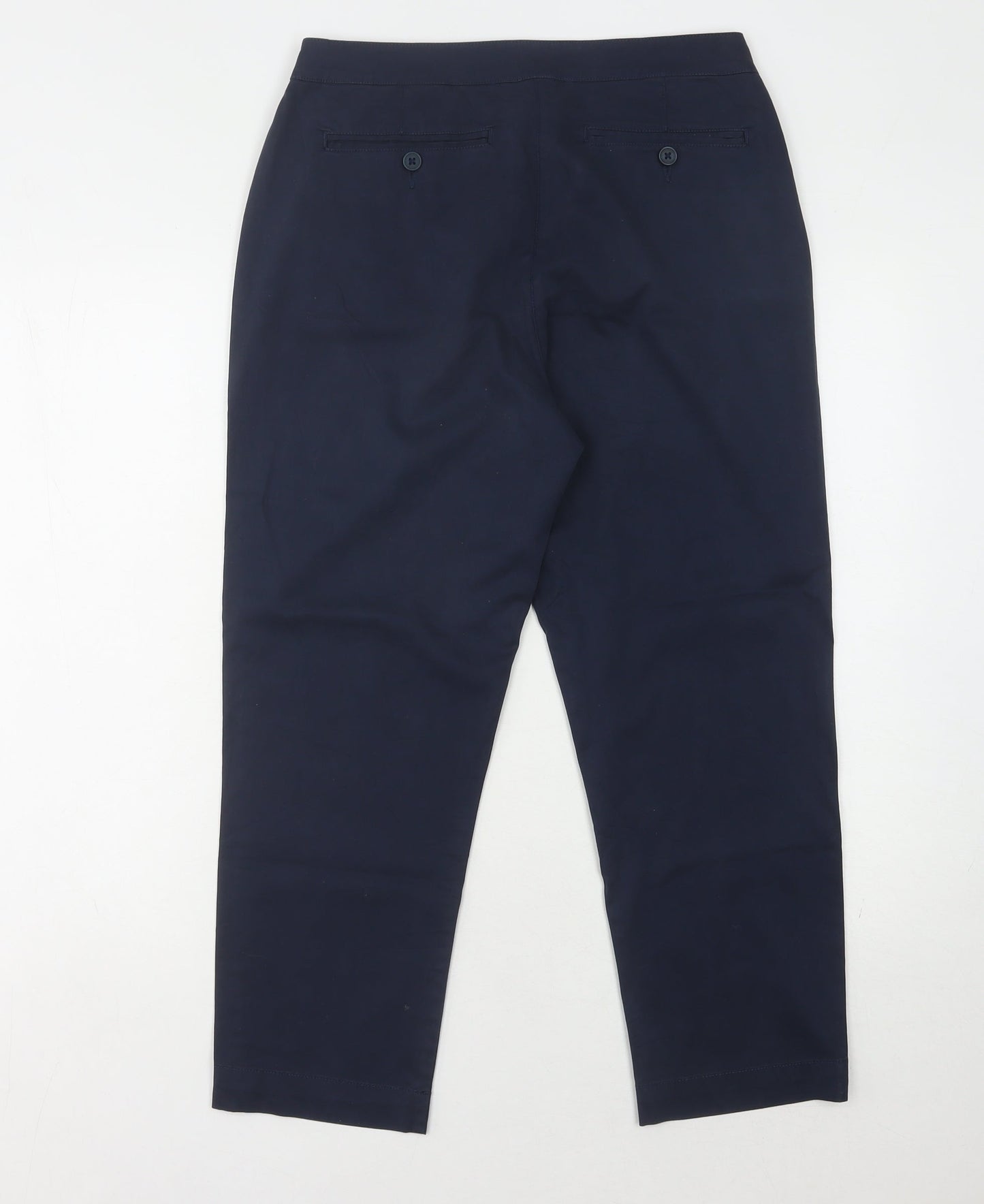 John Lewis Women's Blue Chino Trousers Size 10