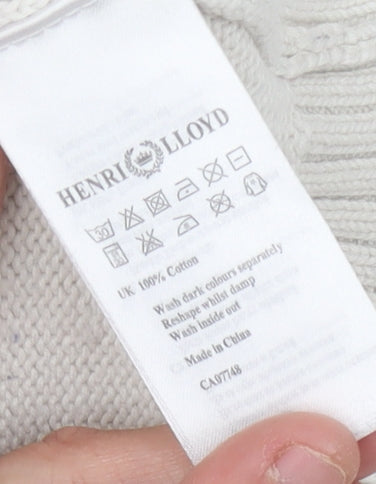 Henri Lloyd Women's Grey M Fair Isle Pullover Jumper