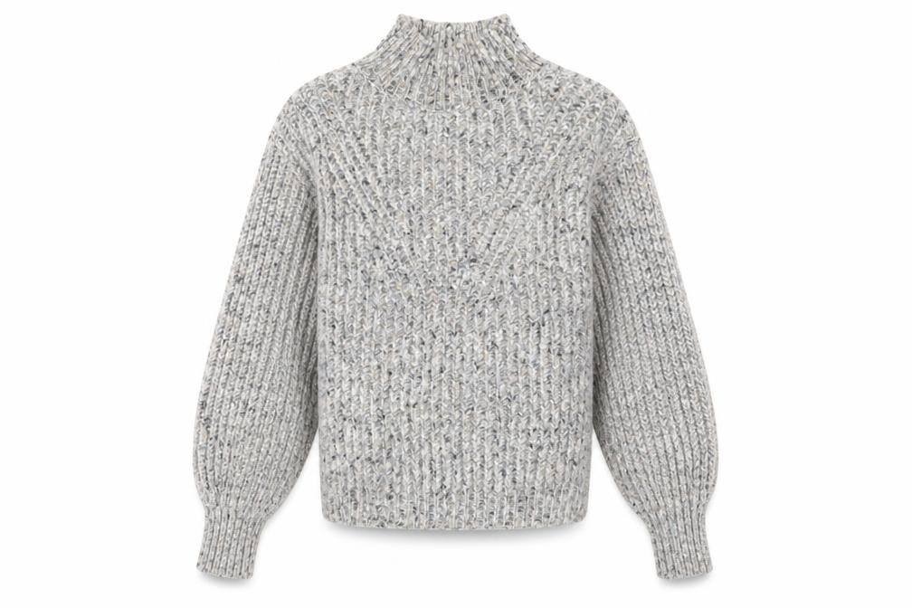 Marks and Spencer Women's Grey XS Chunky-Knit Jumper