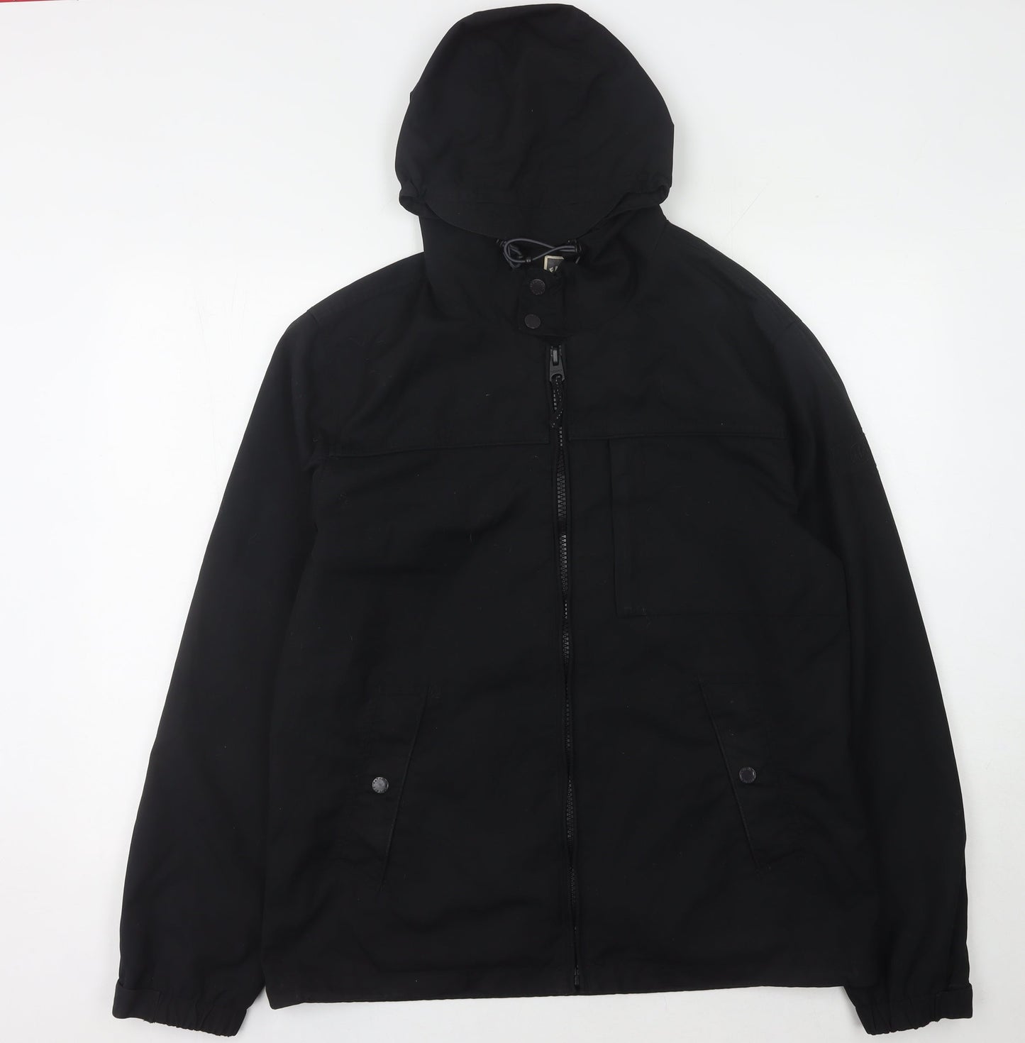 FatFace Men's Black Hooded Jacket Size M
