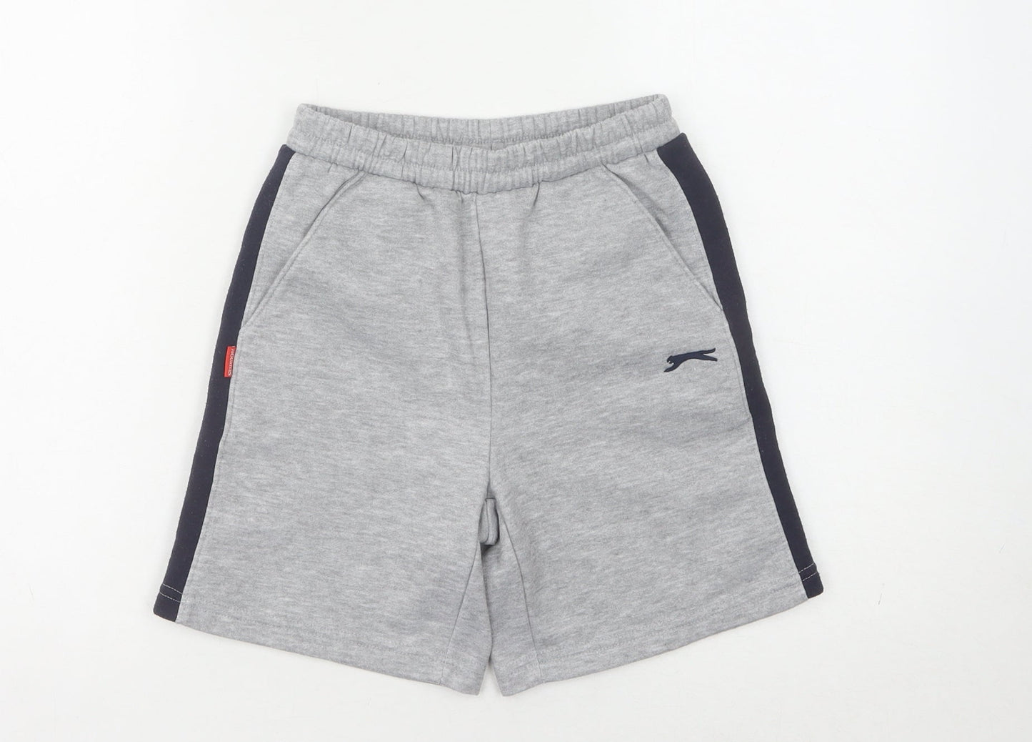 Slazenger Boys Grey 7-8 Years Athletic Shorts