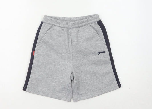 Slazenger Boys Grey 7-8 Years Athletic Shorts