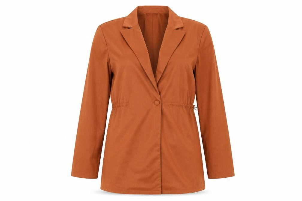 PRETTYLITTLETHING Womens Ladies Brown Blazer UK 6