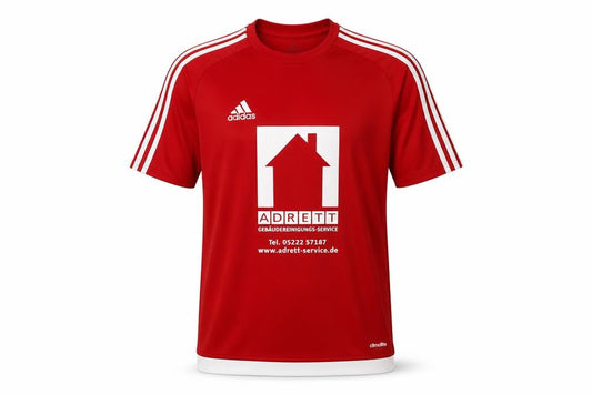Adidas Men's Red Football Jersey Size S