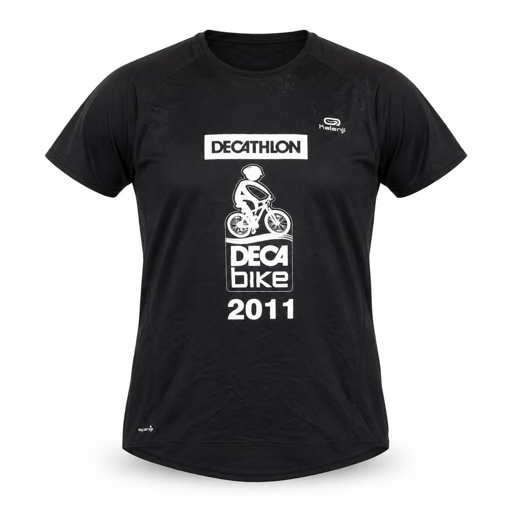 Decathlon Womens Black Cycling T-Shirt M