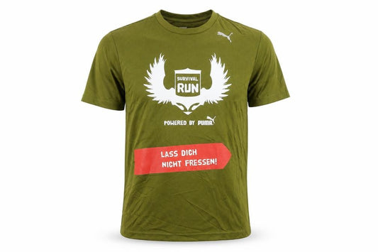 Puma Men's Green XS Graphic Print T-Shirt