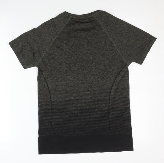 Ergonomixx Men's Green Athletic T-Shirt, Medium