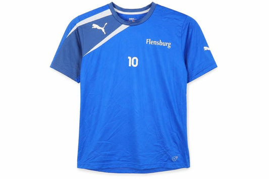 Puma Men's Blue Jersey T-Shirt Size S - Gym & Training