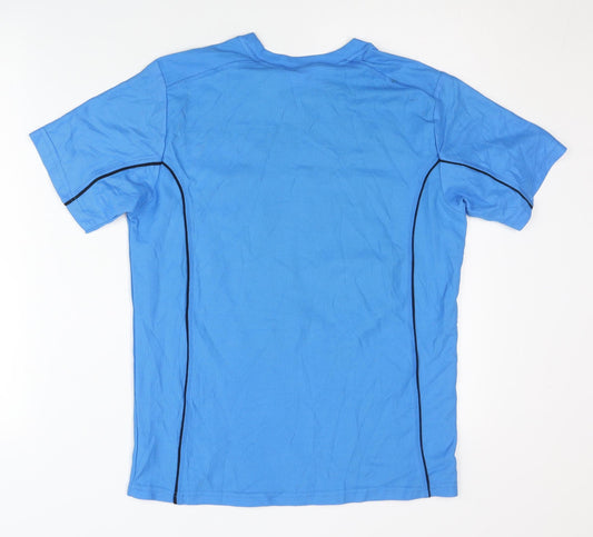 Pocopiano Boys Blue Crew Neck T-Shirt Size 12 Years