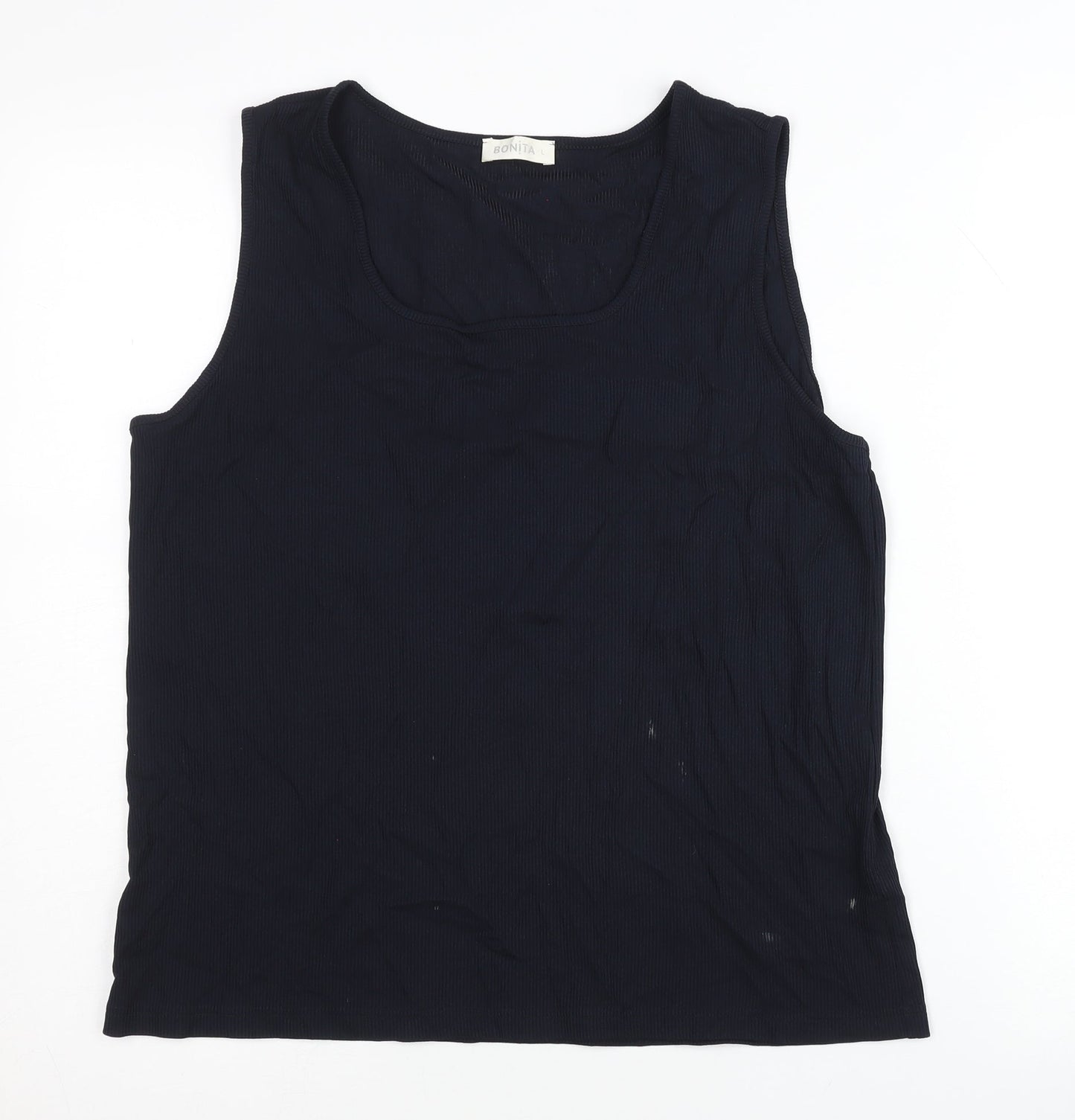Bonita Women's Black Tank Top Size L