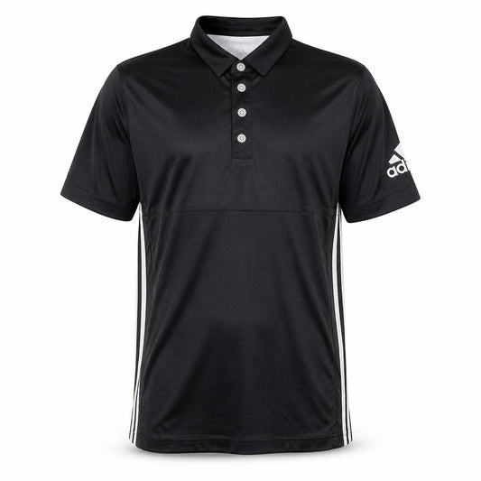 Adidas Boys Black Polo Shirt, 13-14 Years, Sports Style