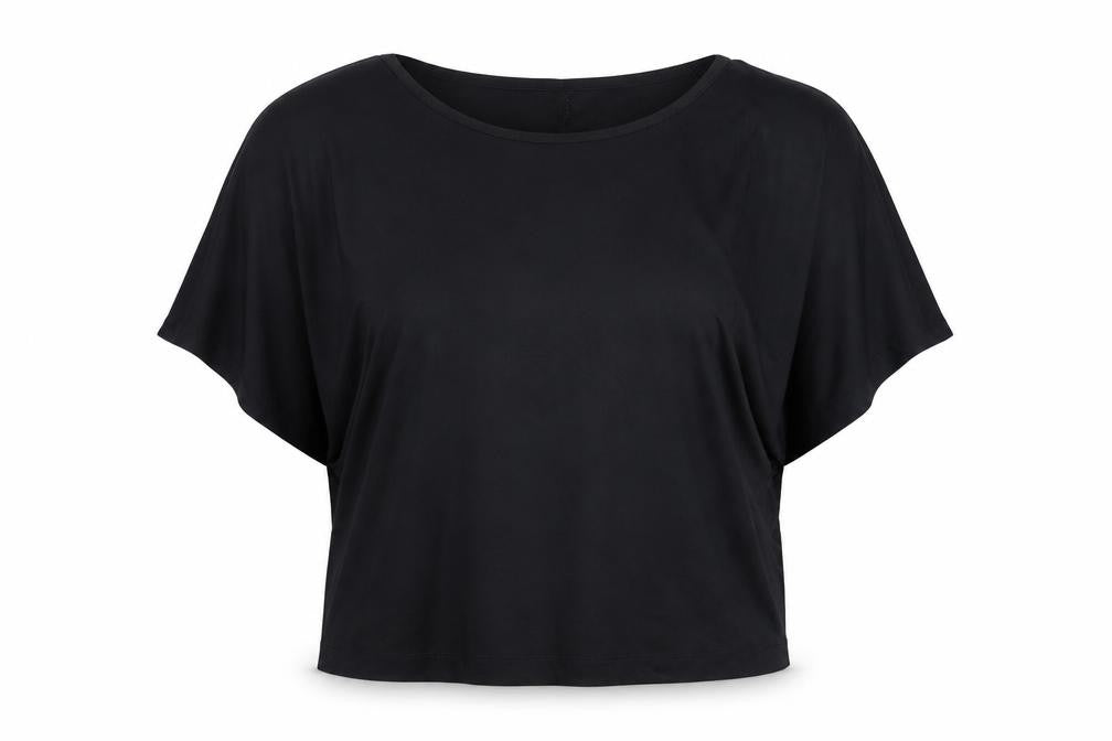 Active Touch Women's Black Crew Neck Top Size S