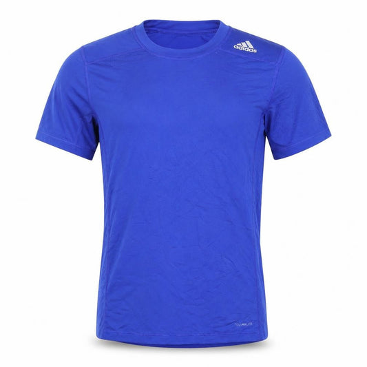 Adidas Boys Blue TechFit Gym T-Shirt 16 Years Athletic Fit