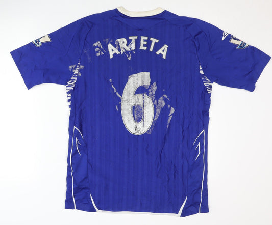 Umbro Everton Home Shirt Blue Size M Arteta Number 6