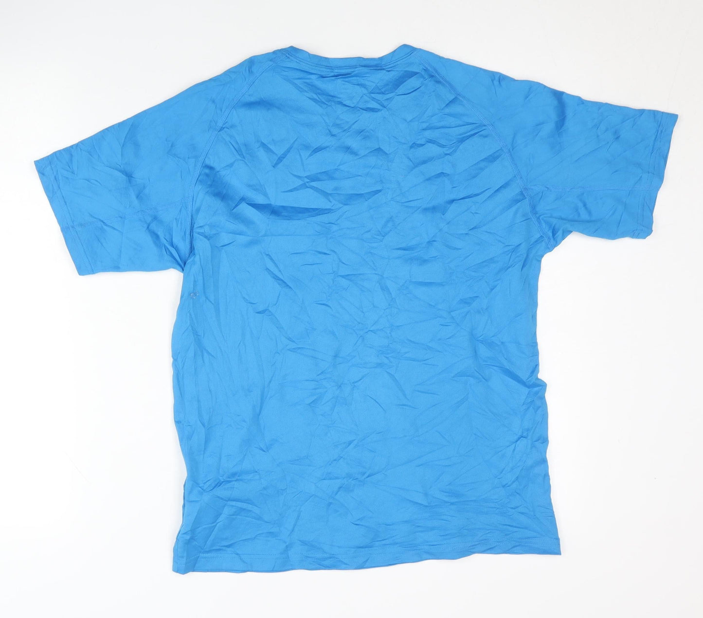 Quechua Men's Blue T-Shirt, M, Activewear, Hiking