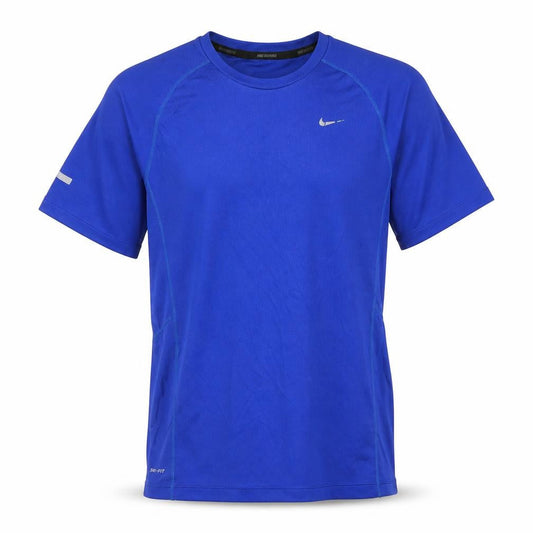 Nike Men's Blue T-Shirt, Size S, Running, Breathable