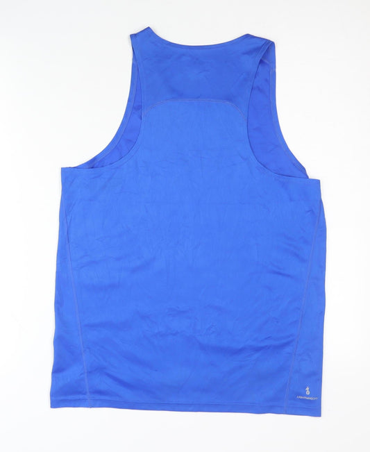 New Balance Men's Blue Tank Top S for Gym & Running