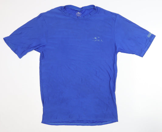 O'Neill Men's Blue Rash Guard Short Sleeve S